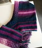 Crochet hooded scarf with Celtic braid edging  - Image 5