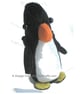Baby Penguin pattern P.D.F. for a  vintage style penguin. - Image 5