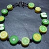 Tutti Frutti Collection Lime Tango Kitsch Polymer Clay Bracelet
