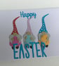 Easter card. Easter gnomes. Gonks. Easter. Ref 318.  - Image 4