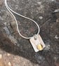 Silver and Gold Shoreline Necklace with Citrine - Image 1