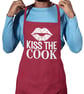 Funny Apron KISS The Cook Novelty Apron gift - Image 2