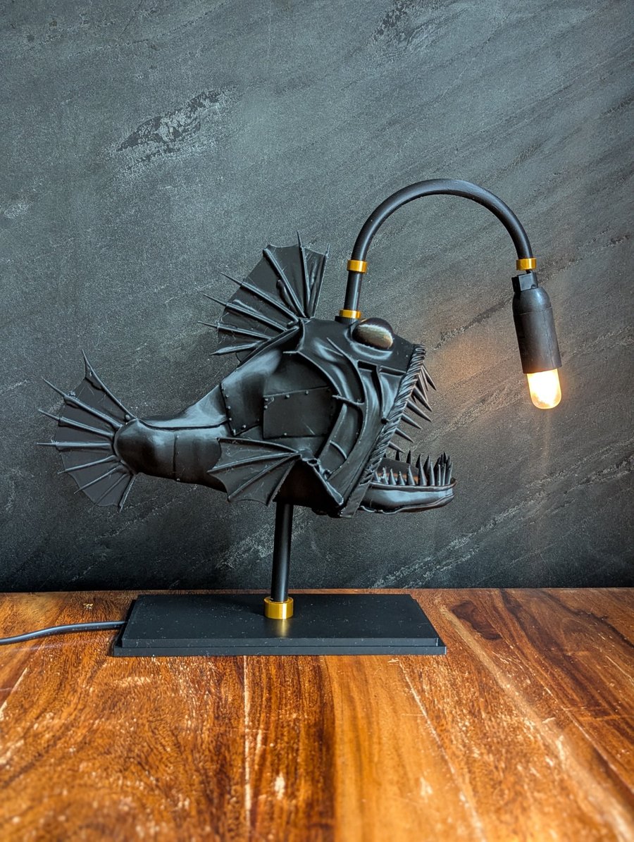 Angler Fish LED light Dimmer switch desk lamp 