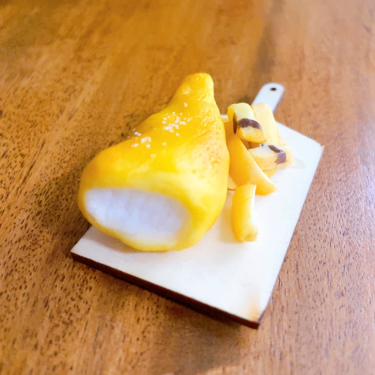 Fish and Chips Fridge Magnet