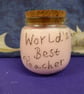 Hand Engraved World's Best Teacher Soy Wax Candle