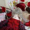 Red Queen, A Folk Art Rag Doll