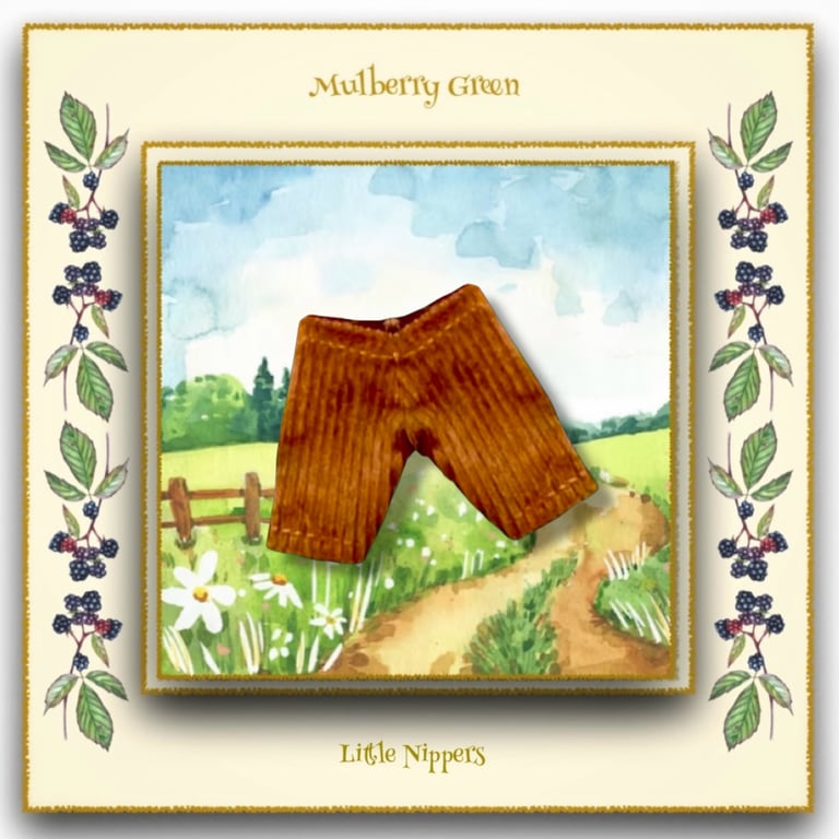 Little Nippers Hazelnut Brown Corduroy Trousers