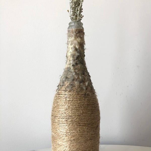 Handmade bottle-vase (29 cm)