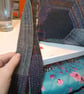Harris tweed hexagonal patchwork bag with hand turned button  - Image 4
