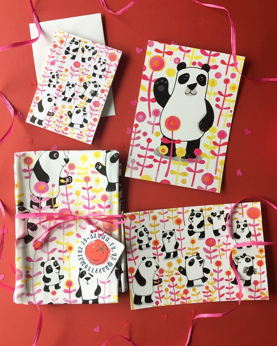 Panda Super Gift Box - fun gift by Jo Brown