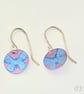 015 - Handmade Aluminium and Silver Reversible Earrings - Image 1