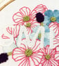 Embroidery Kit - Floral Embroidery Kit, Hand Embroidery "Smile" - Image 4
