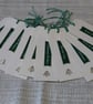 10 Christmas Gift tags, Sentiment with Chrismas Tree aperture