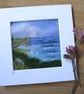 Needle felted Coastal Original Art by Lyn