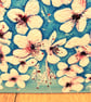 Original Cherry Blossom Painting, Floral Art on Canvas, A4 size, Unframed - Image 3