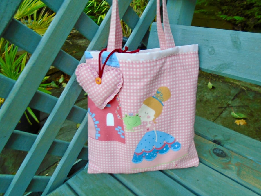  SPECIAL OFFER  Kids Cotton Tote Bag -  Includes Padded Heart 