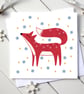 Starry Fox Christmas Card - Image 1