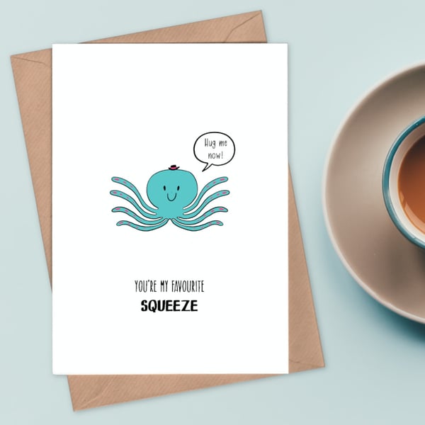 Favourite Squeeze - Anniversary Card