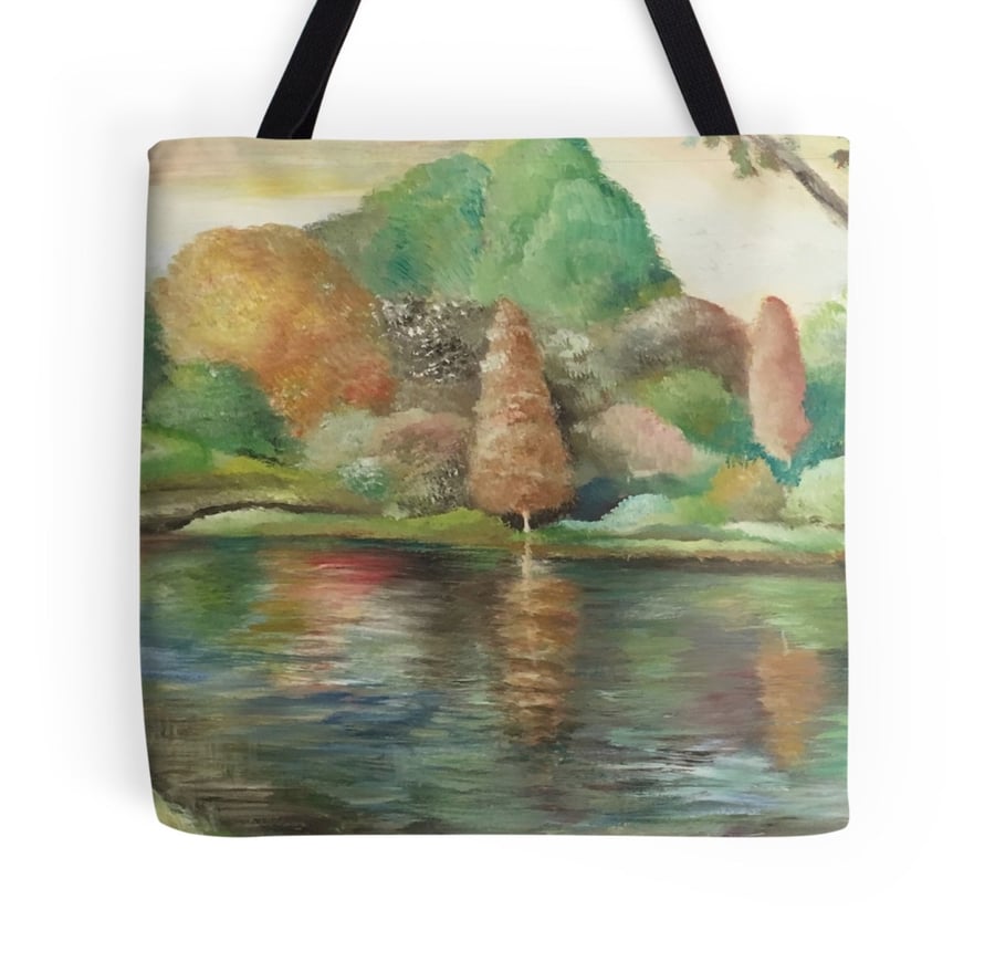 Beautiful Tote Bag Featuring The Design ‘Reflections’