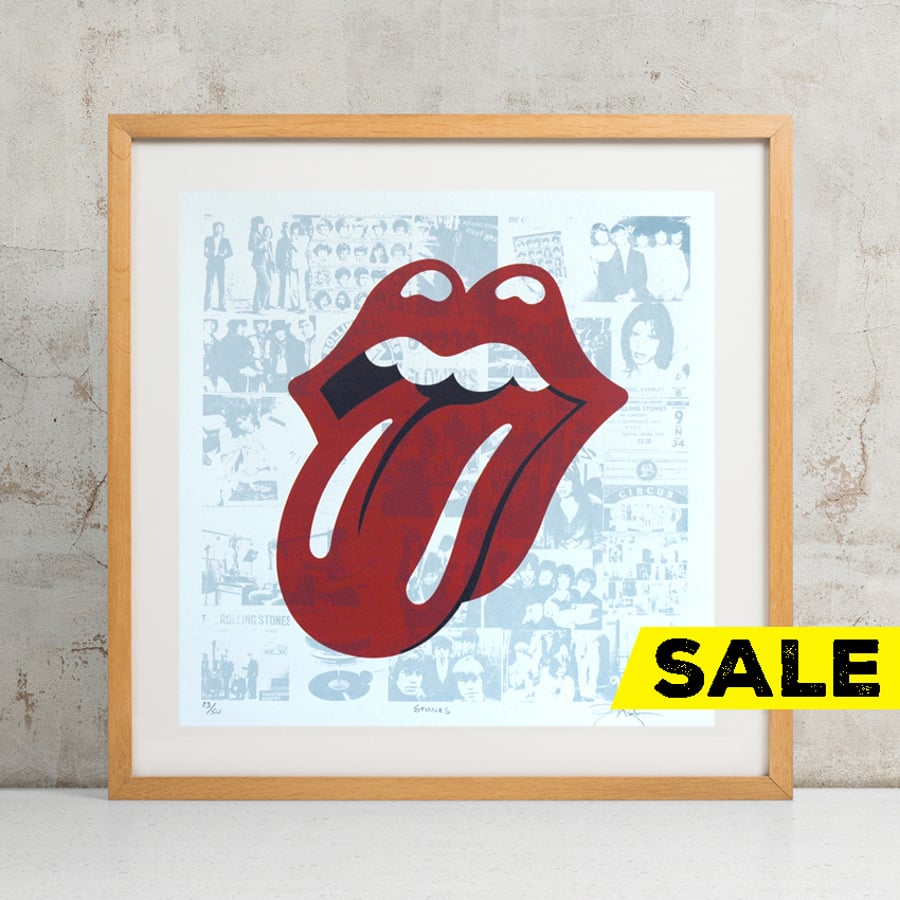 The Rolling Stones Hand Pulled Limited Edition Screen Print