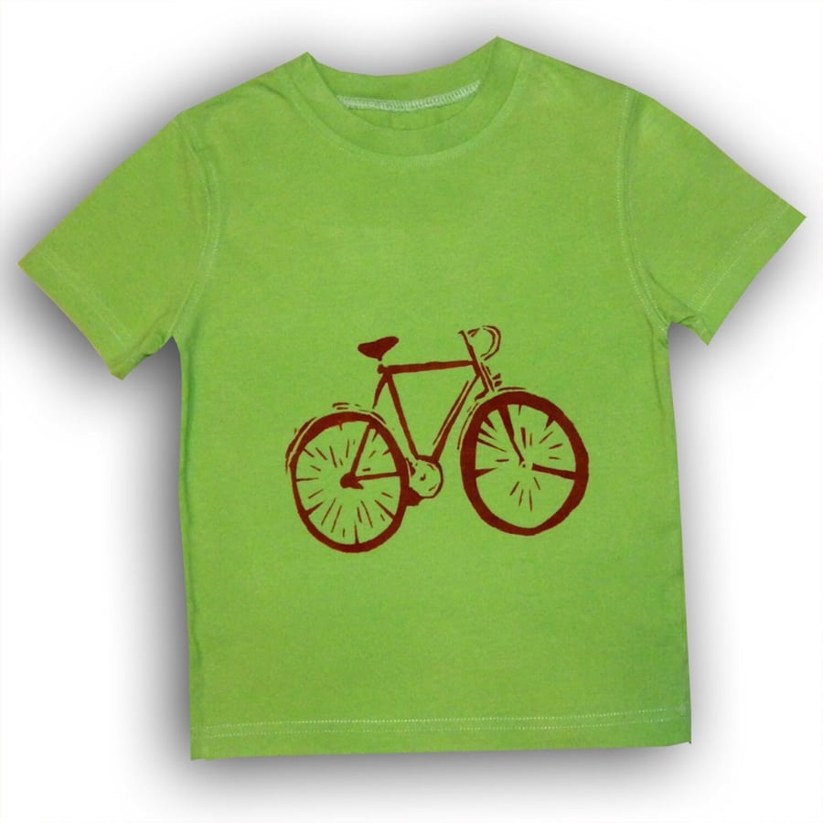 Kids Bicycle T-Shirt, Bike T-shirt 