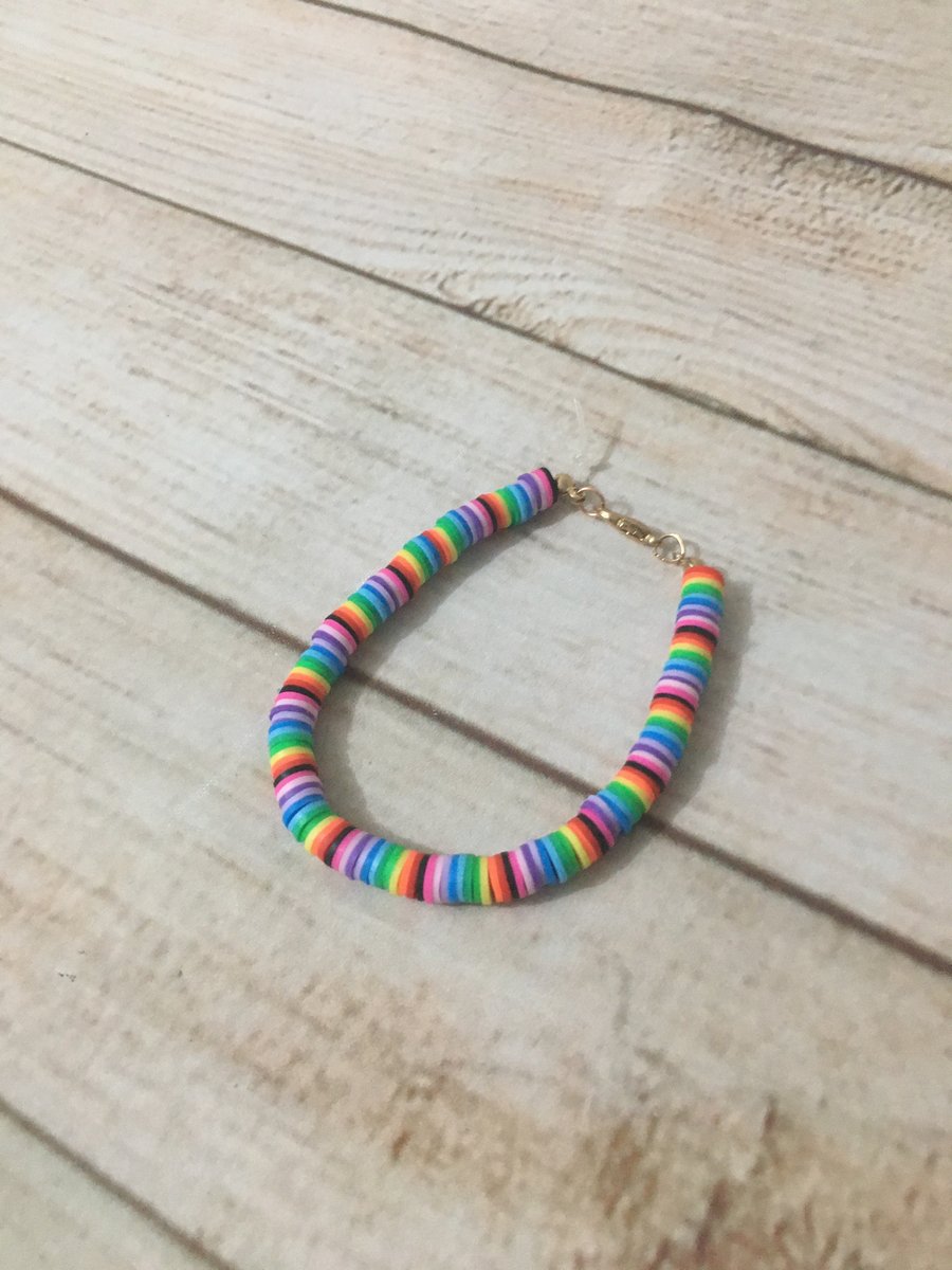 Adult Bracelet multi-colour Cley-bead