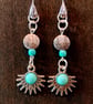 Sun Ray Charm Earrings