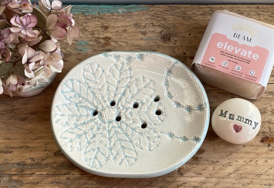 Mummy Gift Box Handmade Soap Dish and Soap