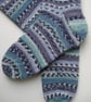 hand knit mens wool socks UK 9-11 - Image 2