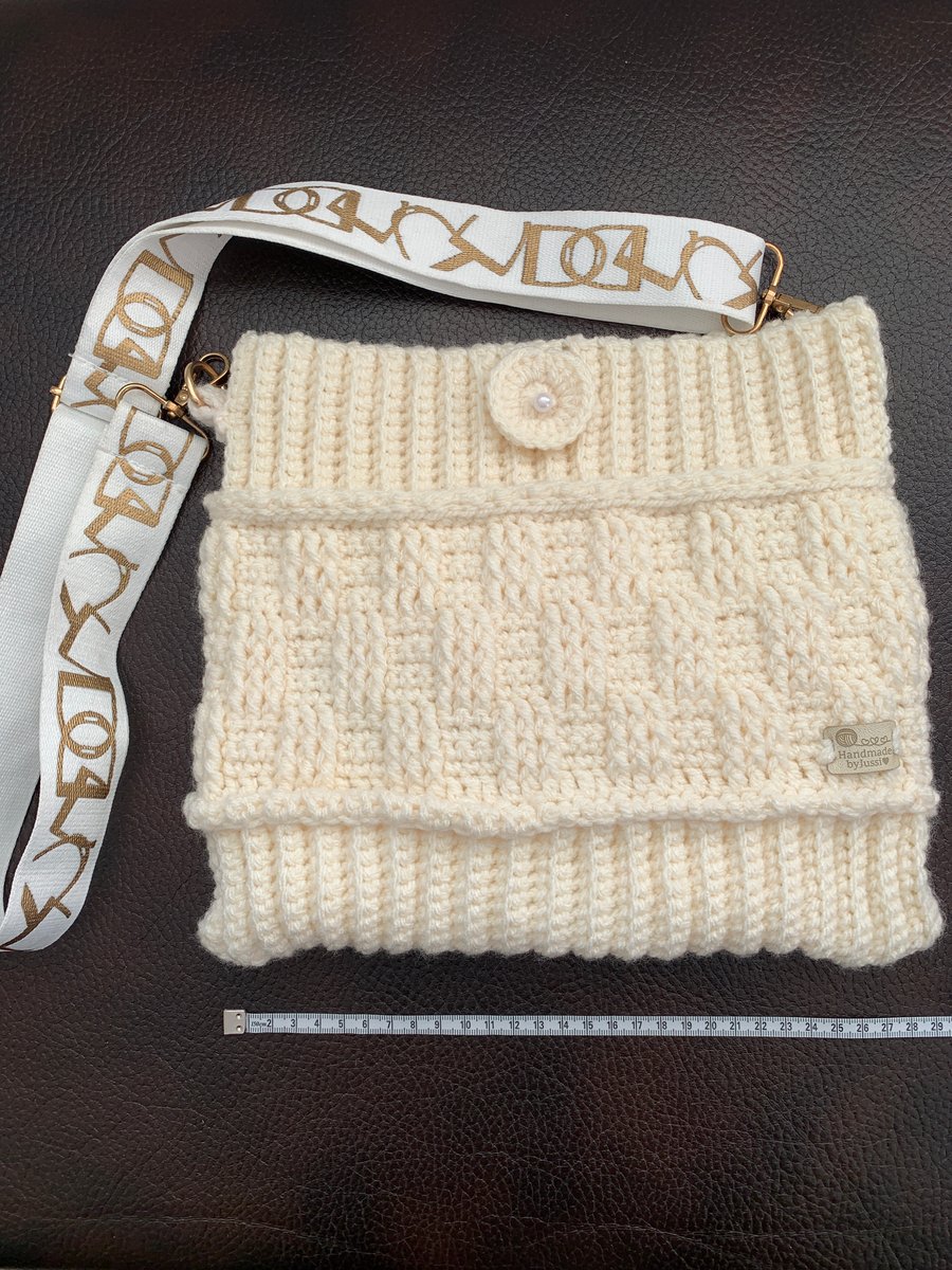 Hand crocheted bag