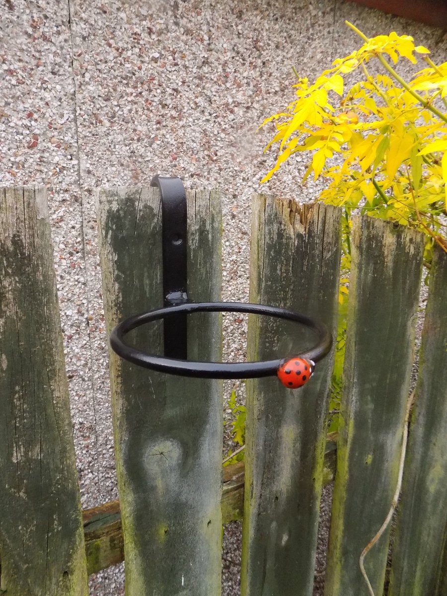 Plant Pot Ring Holder................................Wrought Iron (Forged Steel)