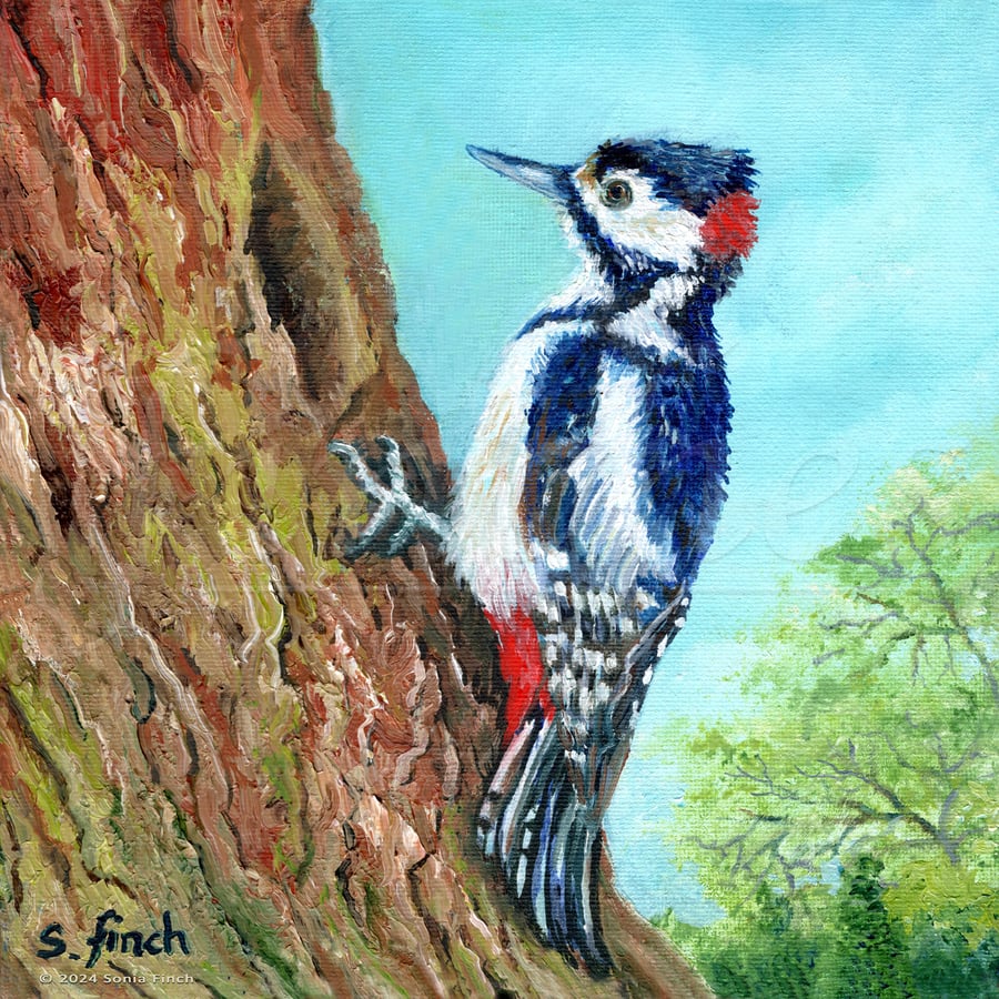 Spirit of Woodpecker - Limited Edition Giclée Print