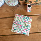 Sewing case or kit made with pretty vintage Liberty Tana Lawn 'Maisie' print