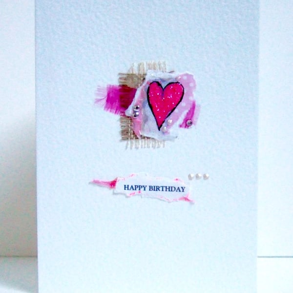Collage Design, Personalised Greeting Card 