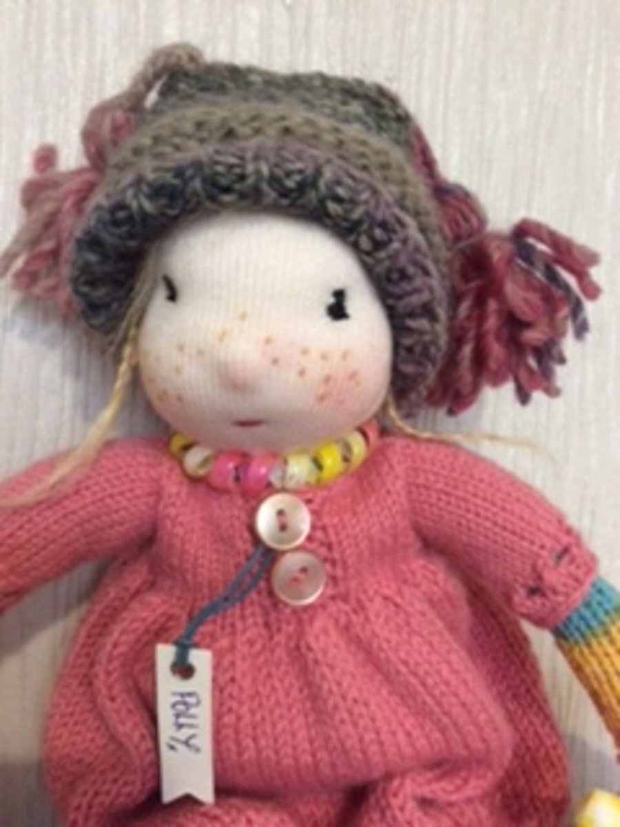 knitted doll - Polly