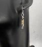 Scrolls Dalmatian jasper silver earrings - Image 3