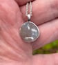 Silver and 18ct gold ruby Bloom pendant on chain - Image 7
