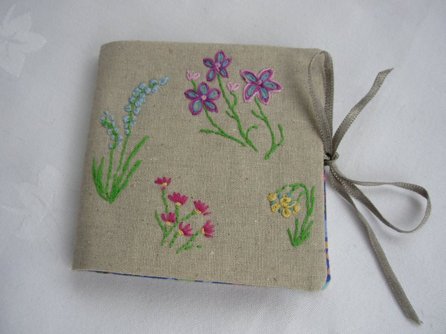 Sewing Needle Case with Embroidery