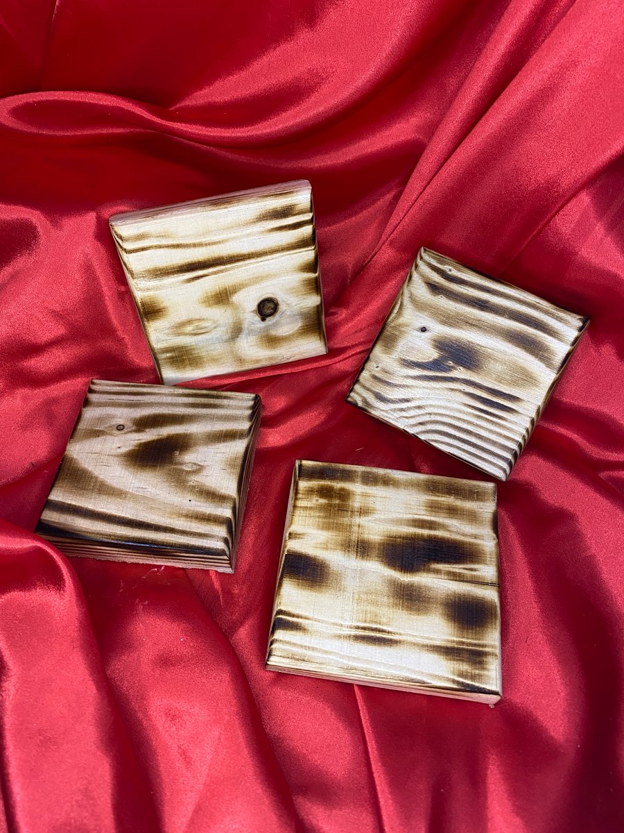 handmade wood coasters