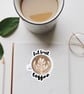 But First Coffee Vinyl Sticker - Image 3