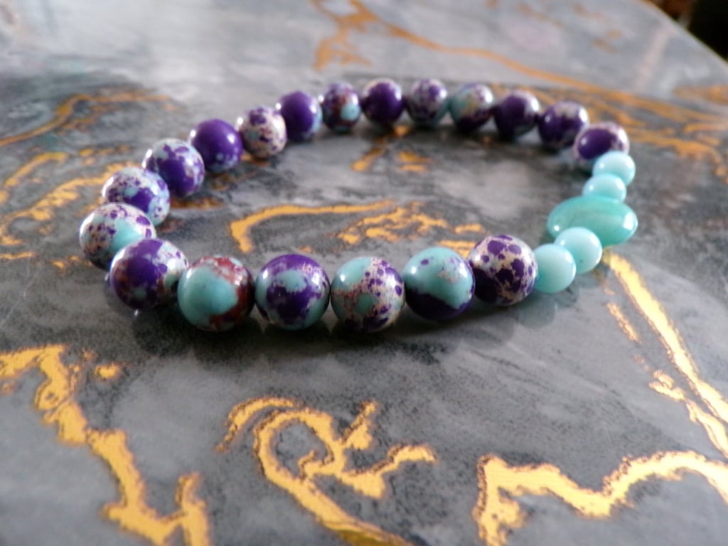 jasper beads bracelet