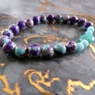 jasper beads bracelet