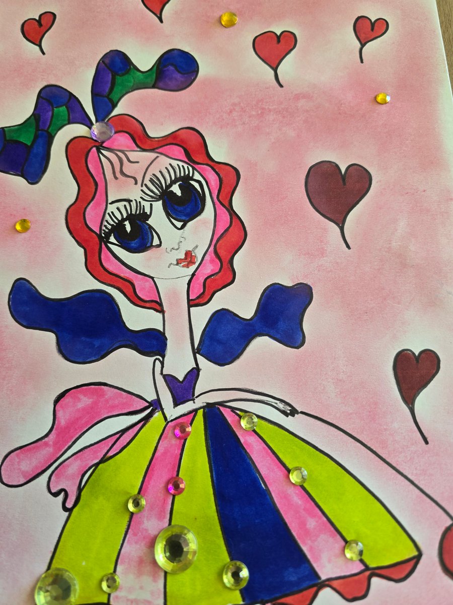 Valentine Fae Drawing 