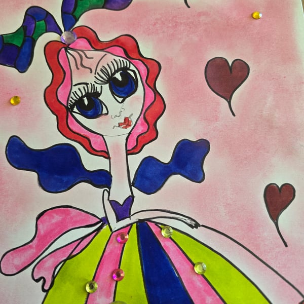 Valentine Fae Drawing 