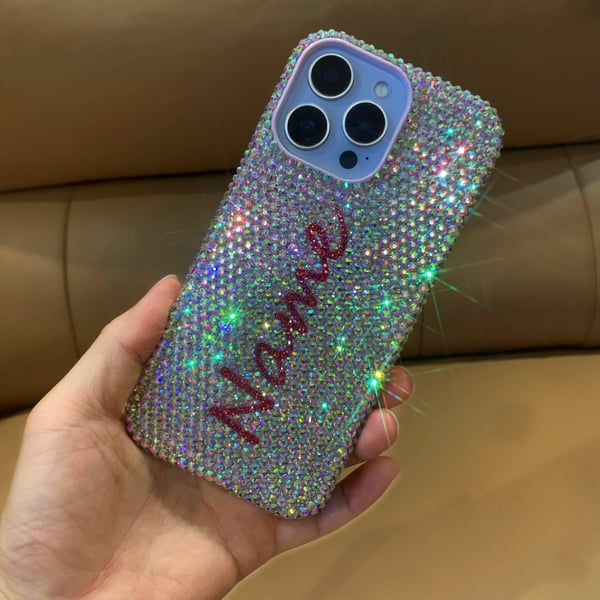 Personalized Case - Custom Name - Bling Rhinestone Style for iPhone Case