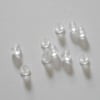 200 x Small Clear Soft Rubber Earring Backs 