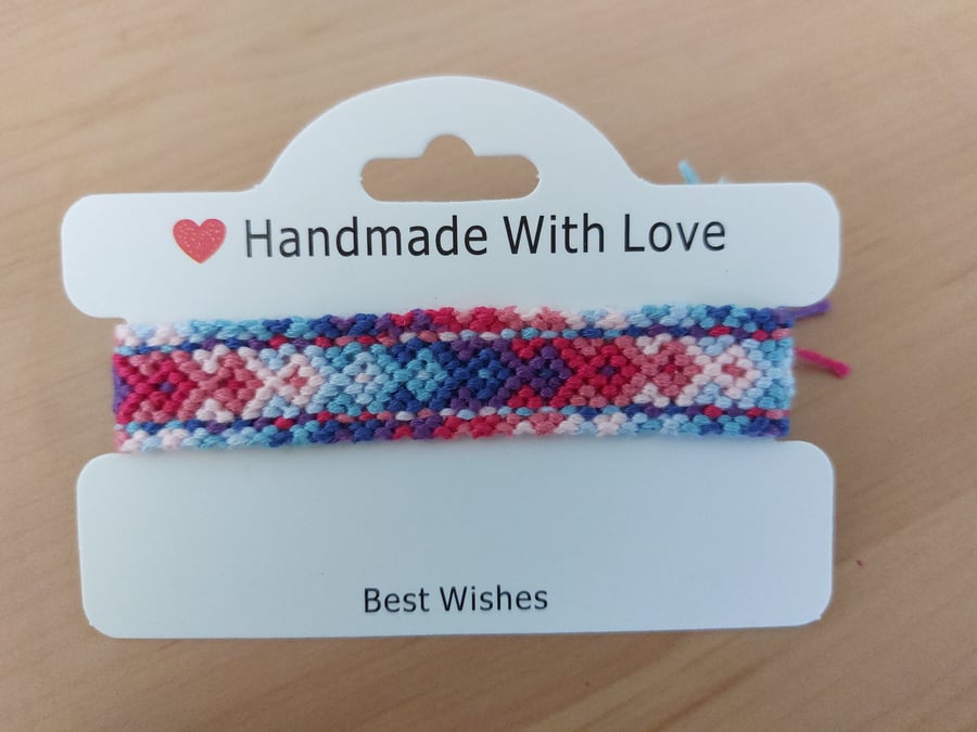 Handmade Chevron Diamond Pattern Friendship Folksy