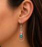 Handmade tear drop earring