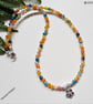 Dainty Designer Fire Agate Necklace  - Image 4