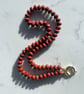 Red Jasper Hand Knotted Beaded Gemstone Necklace - Image 8
